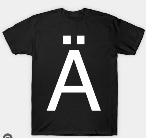 Umlat Tshirt Ääöüß